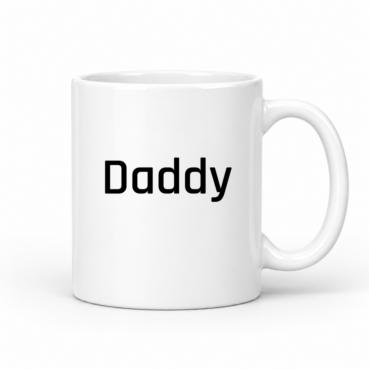 Daddy Mug in white