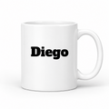 Diego Mug in white