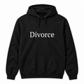 Divorce Hoodie in black