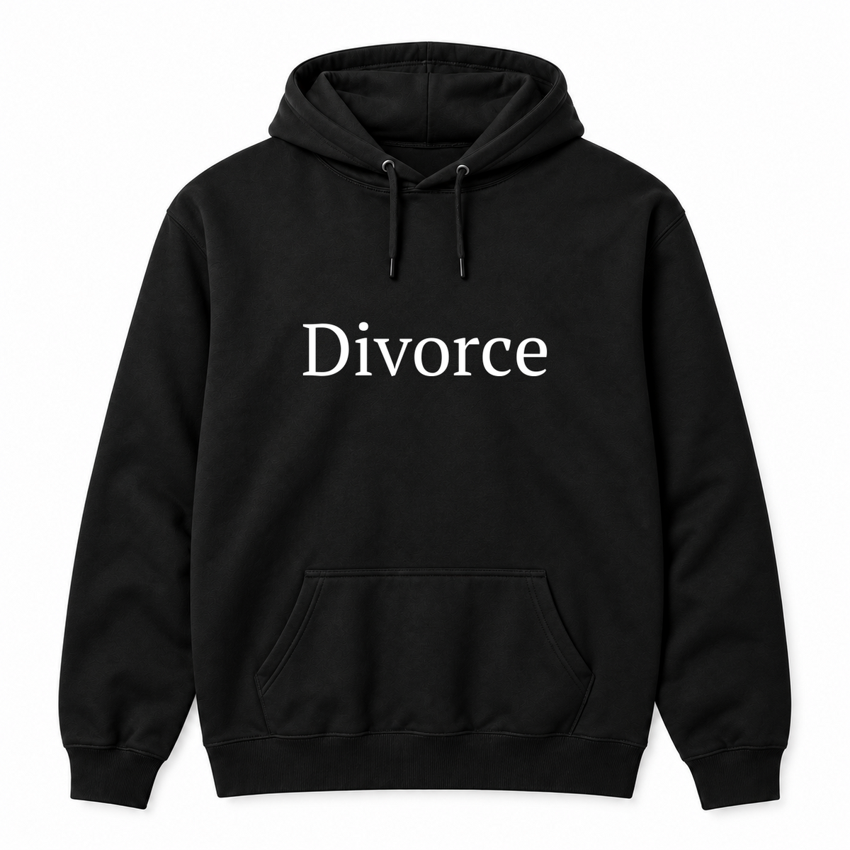 Divorce Hoodie in black