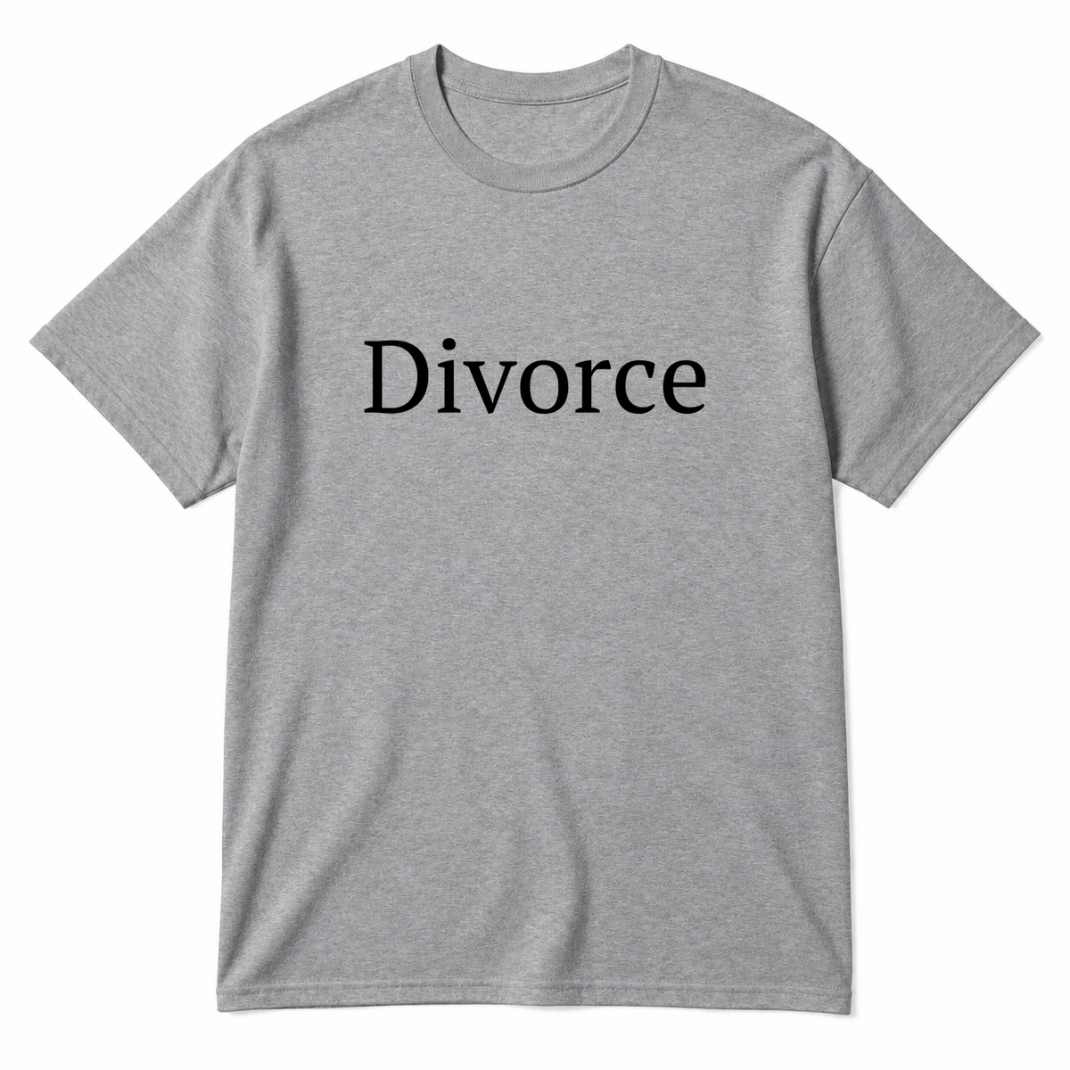 Divorce T-Shirt in gray