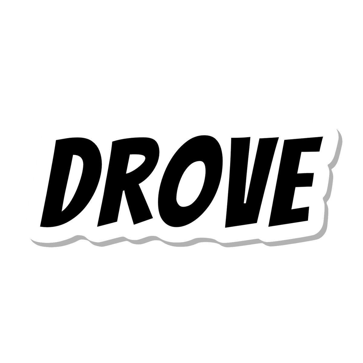 Drove die-cut sticker