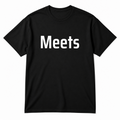 Meets T-Shirt in black