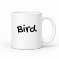 Bird Mug in white
