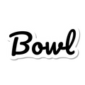 Bowl die-cut sticker