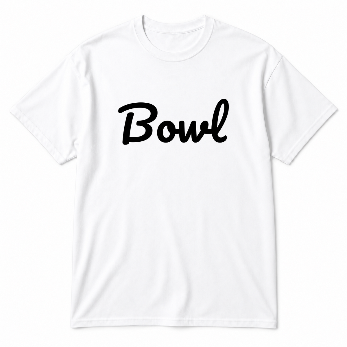 Bowl T-Shirt in white