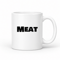 Meat Mug in white