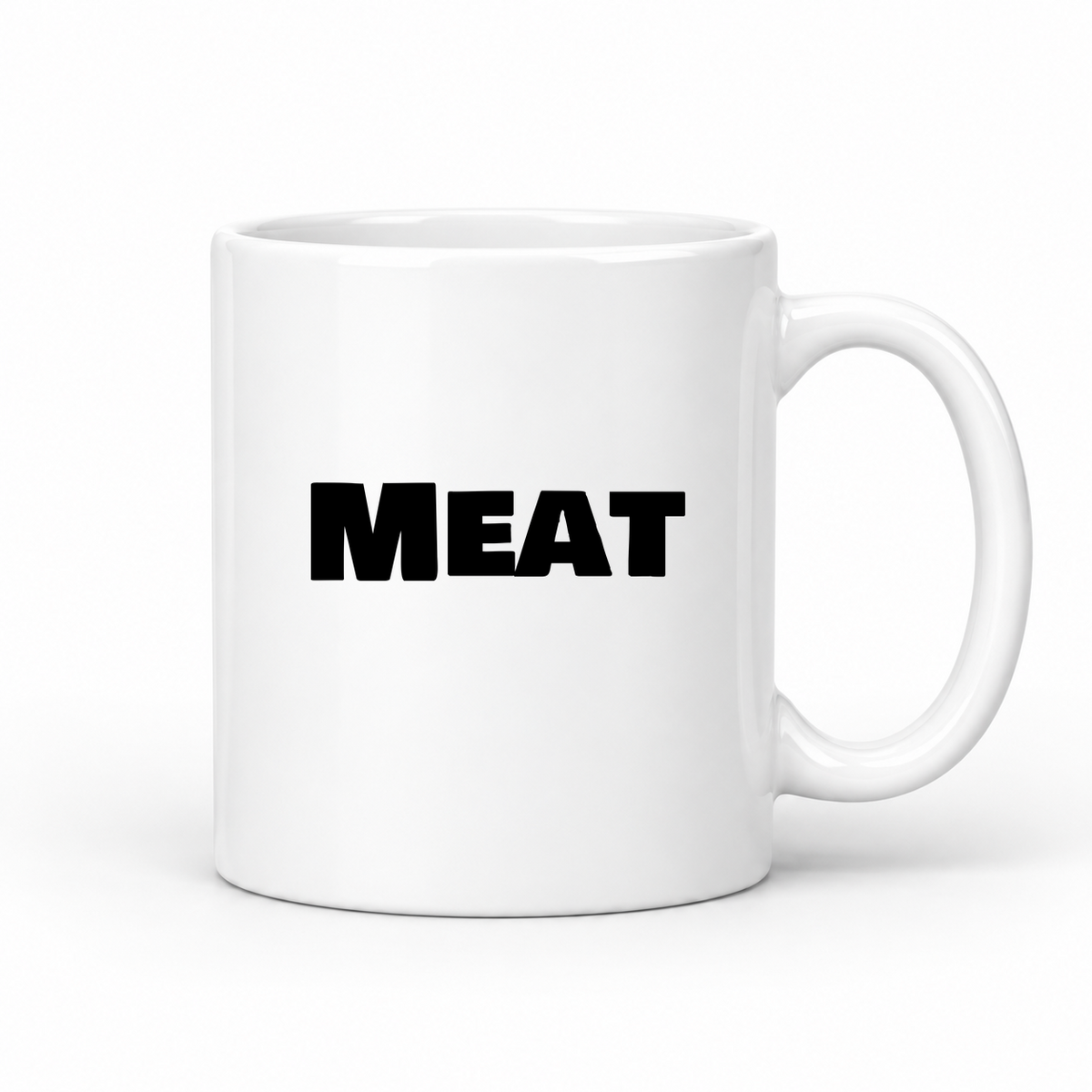 Meat Mug in white