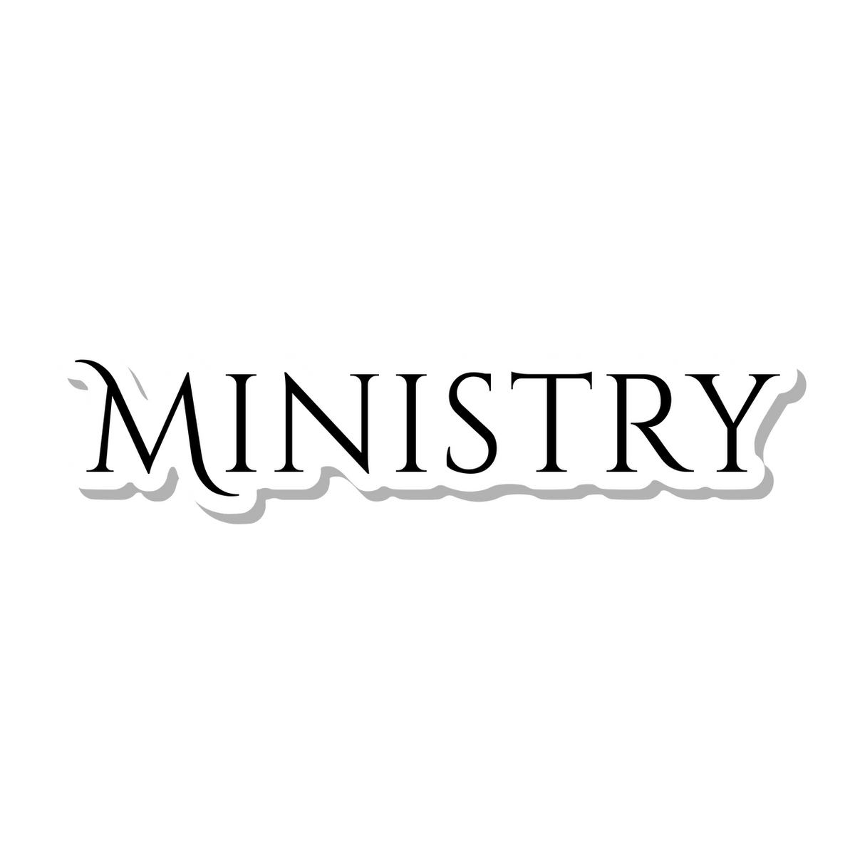 Ministry die-cut sticker