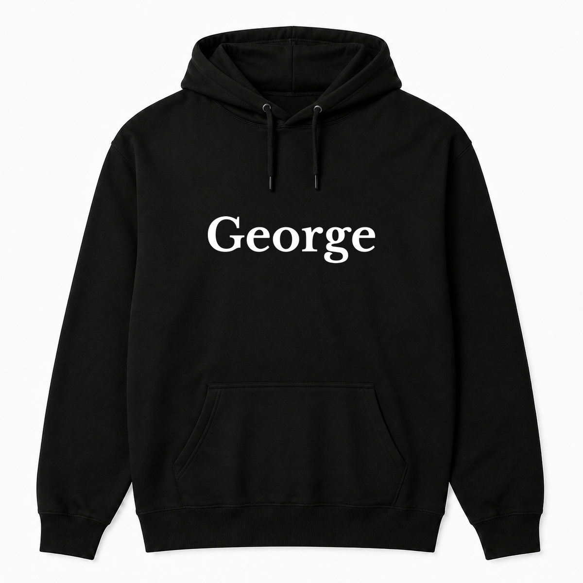 George Hoodie in black