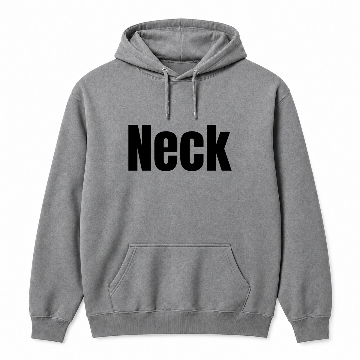 Neck Hoodie in gray