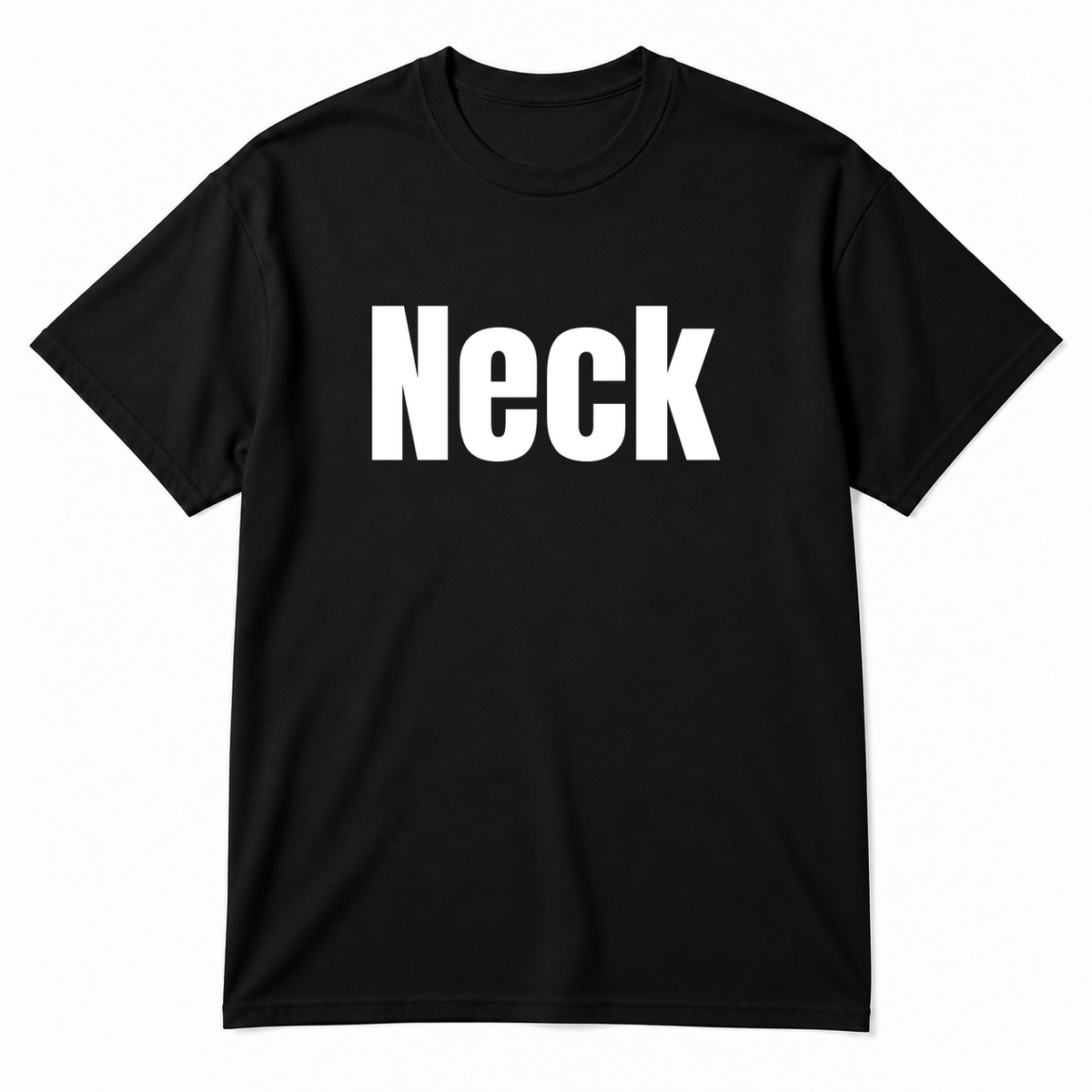 Neck T-Shirt in black