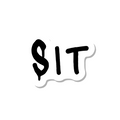 Sit die-cut sticker