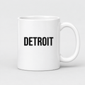 Detroit Mug in white