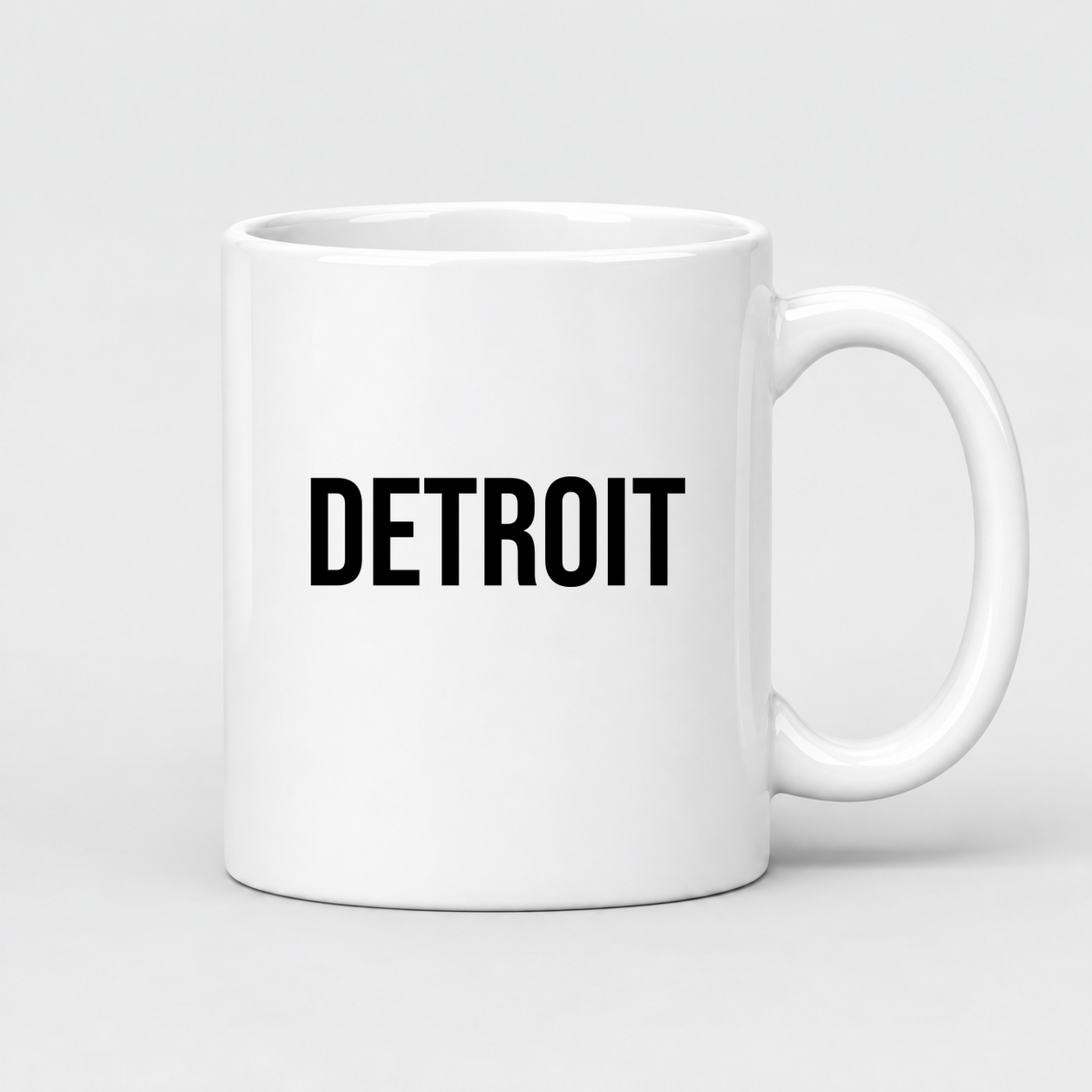 Detroit Mug in white