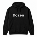 Dozen Hoodie in black