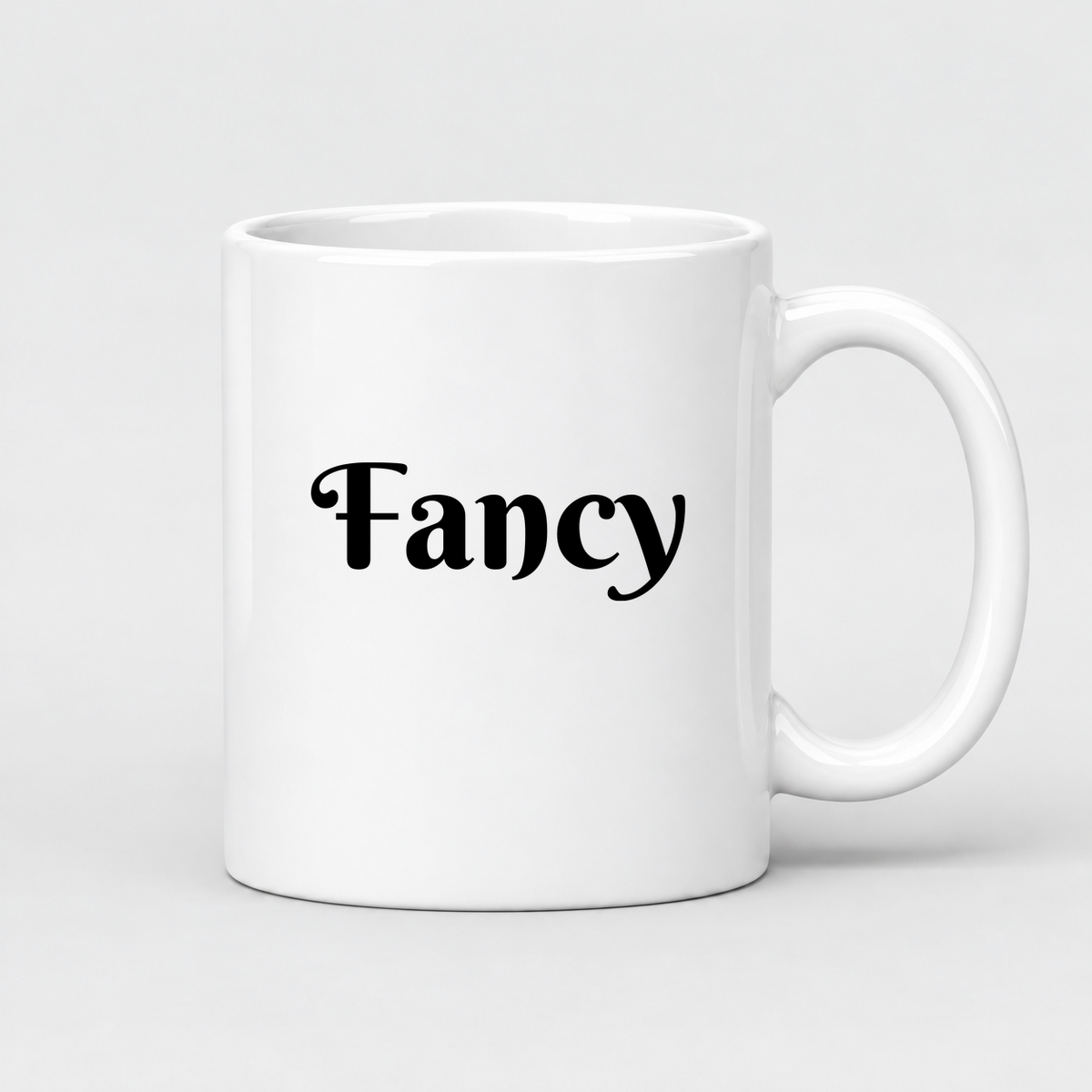 Fancy Mug in white