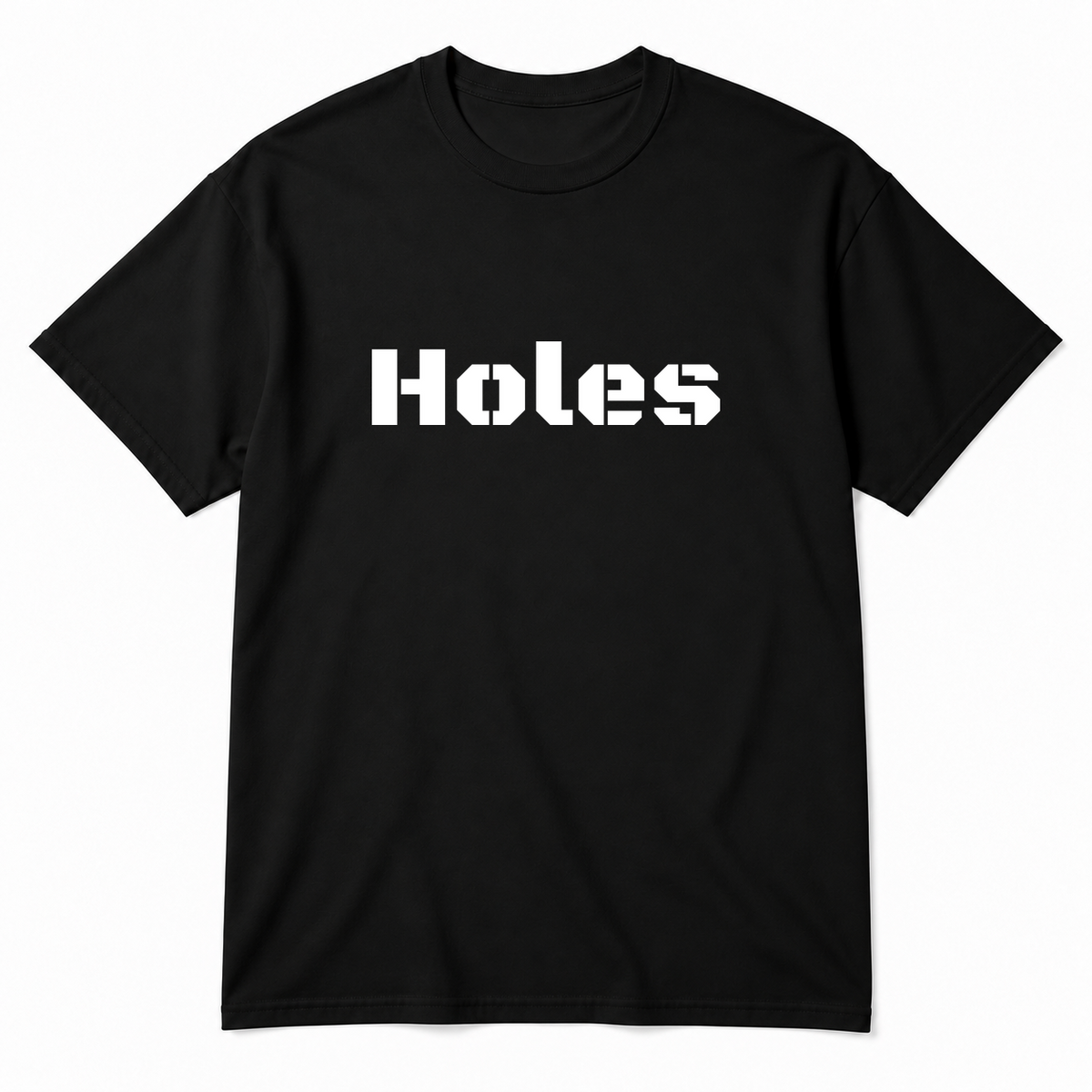 Holes T-Shirt in black