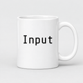 Input Mug in white