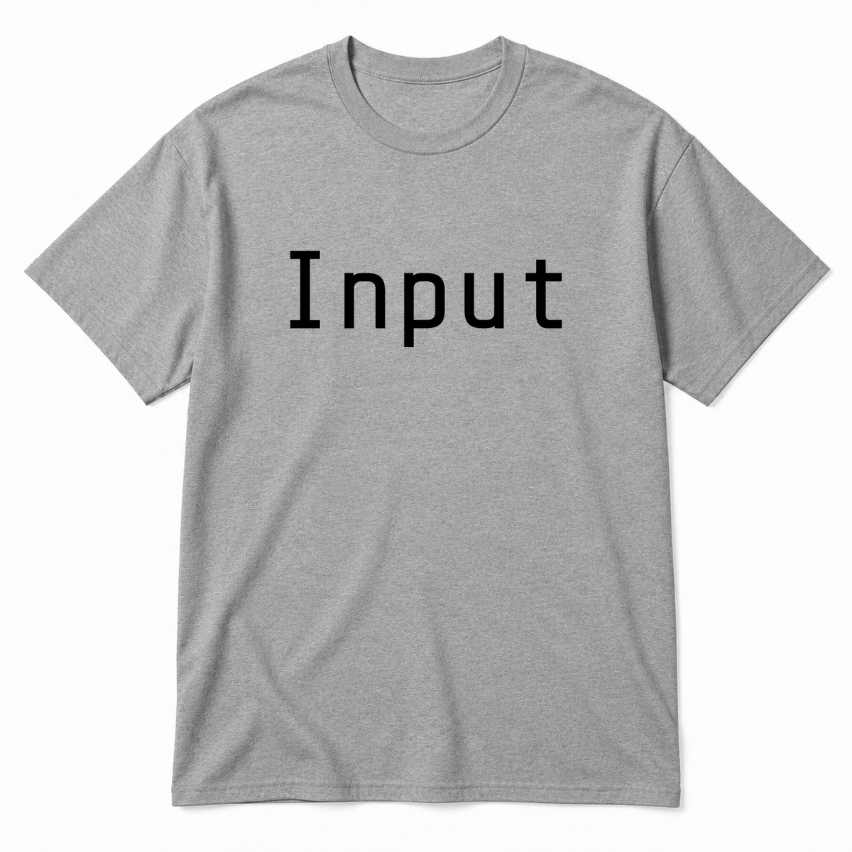 Input T-Shirt in gray