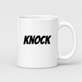 Knock Mug in white