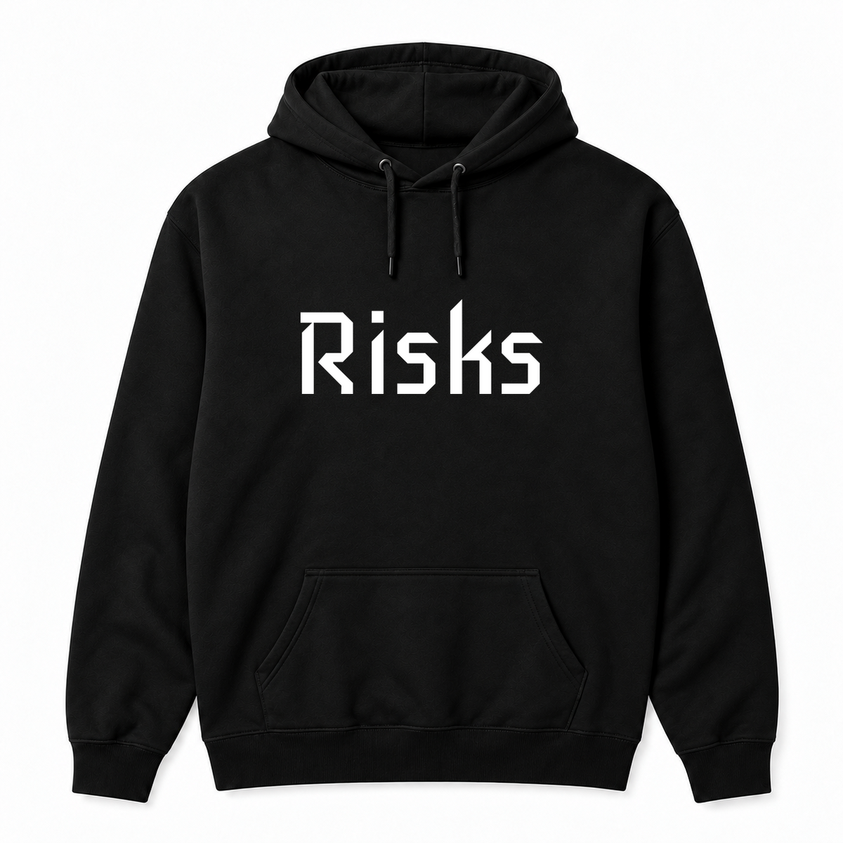 Risks Hoodie in black