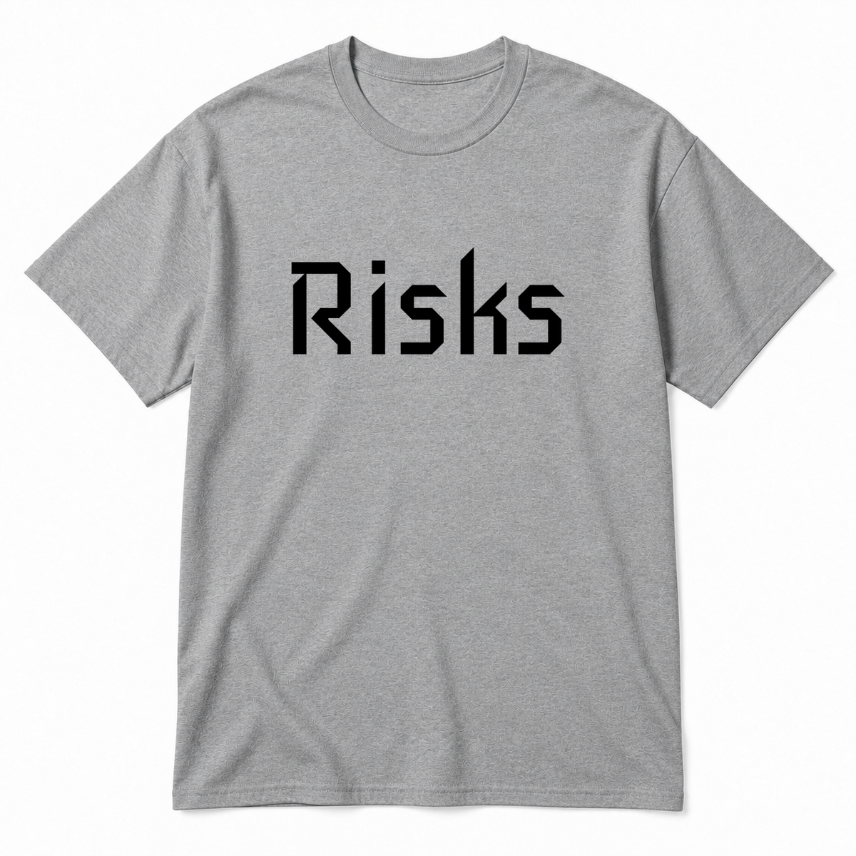 Risks T-Shirt in gray
