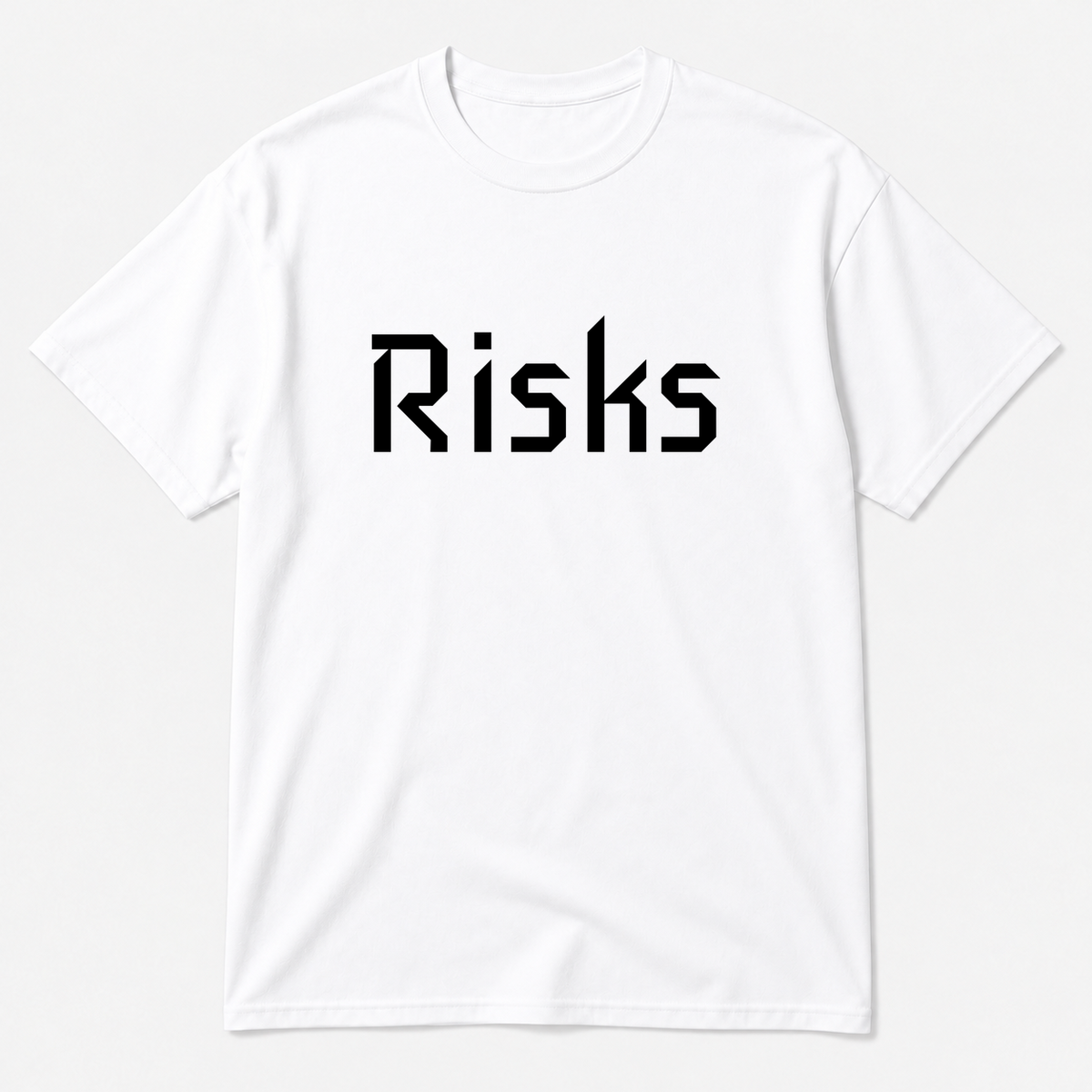 Risks T-Shirt in white