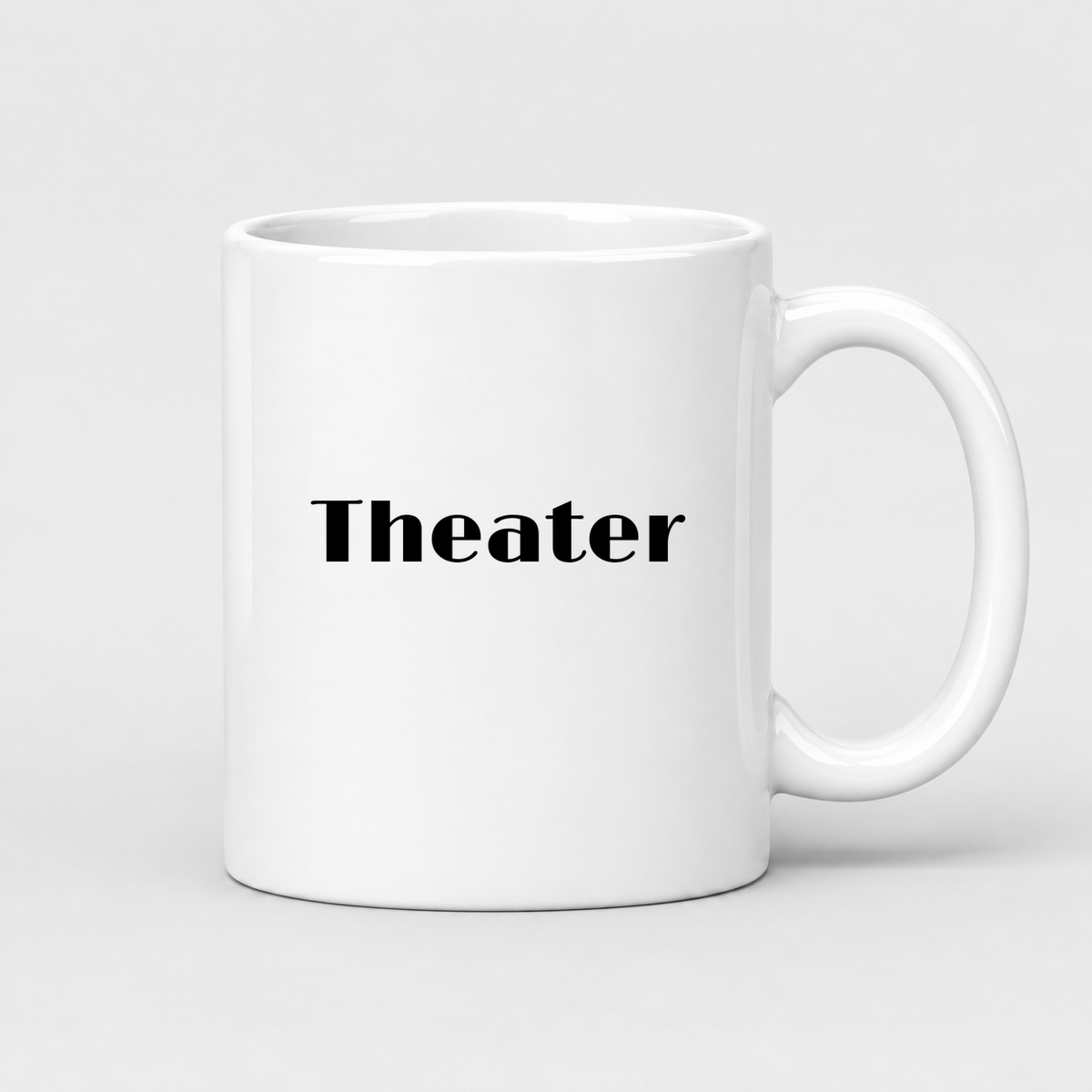 Theater Mug in white