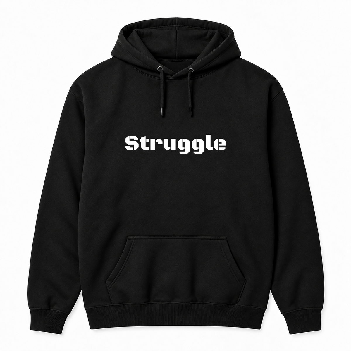 Struggle Hoodie in black