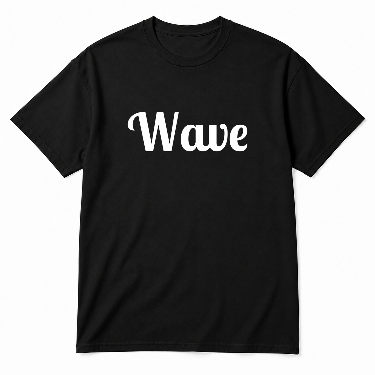 Wave T-Shirt in black