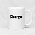 Charge Mug in white