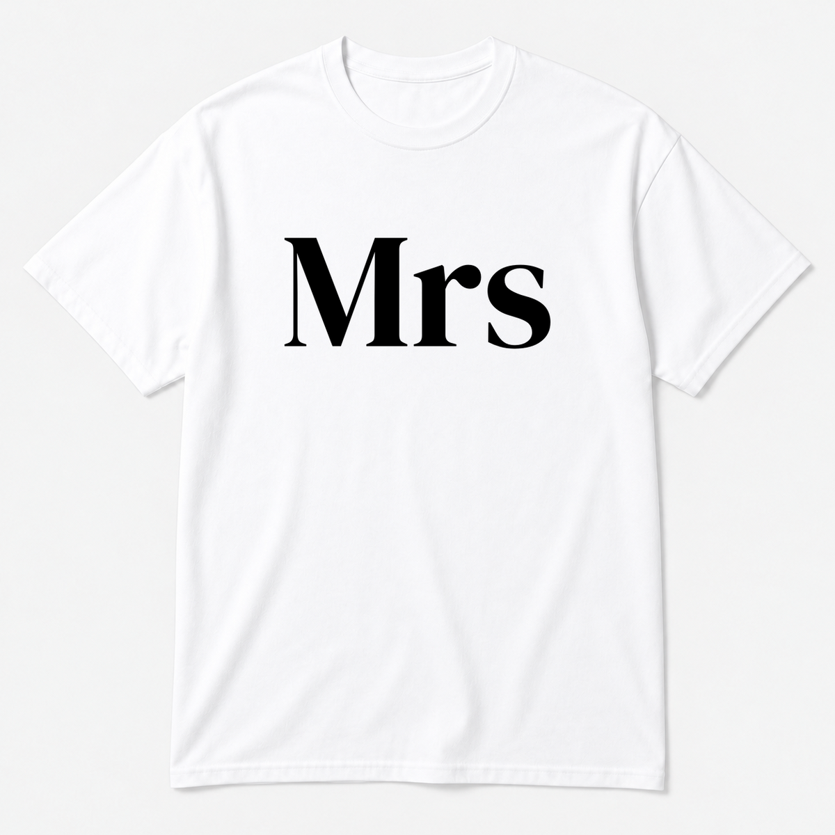 Mrs T-Shirt in white