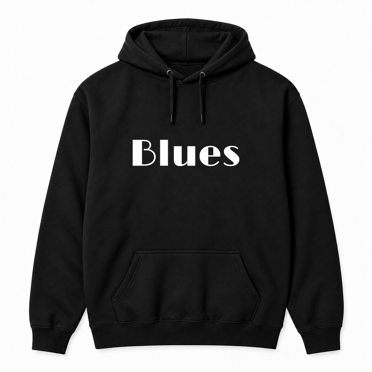 Blues Hoodie in black