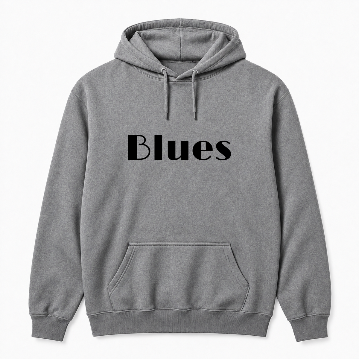 Blues Hoodie in gray