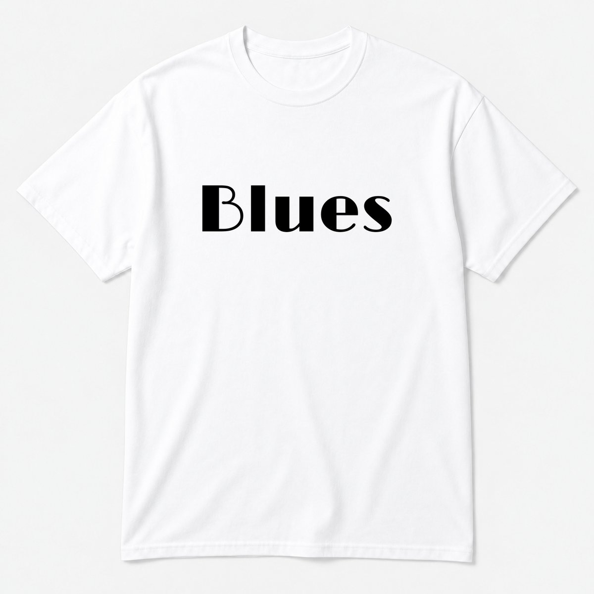 Blues T-Shirt in white