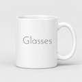 Glasses Mug in white