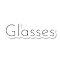 Glasses die-cut sticker