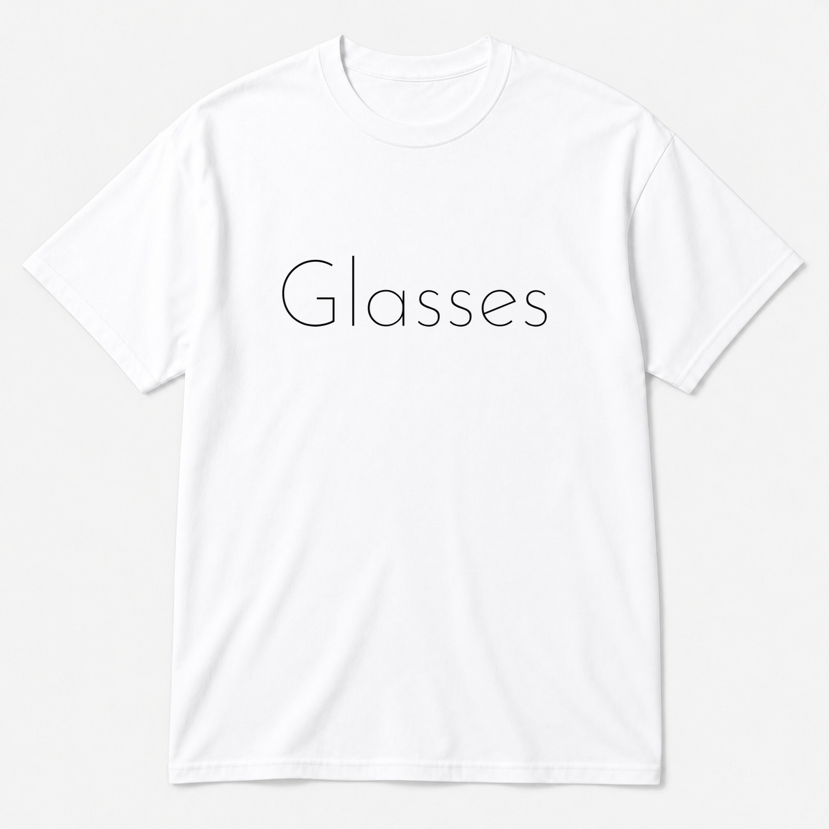 Glasses T-Shirt in white