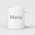Maria Mug in white