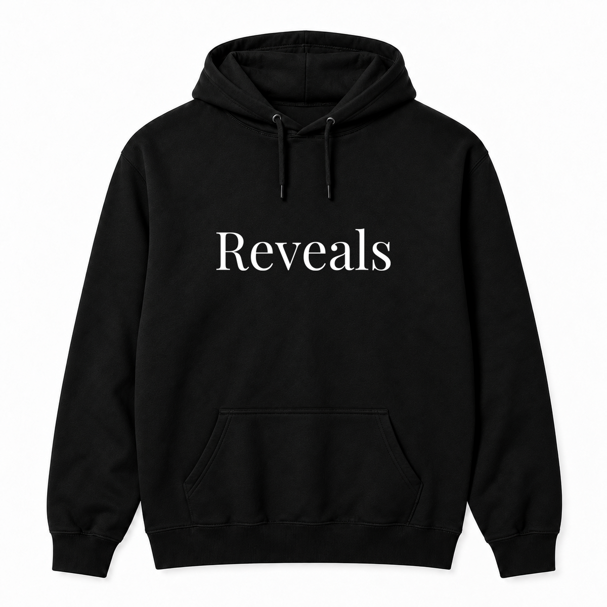 Reveals Hoodie in black