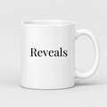 Reveals Mug in white