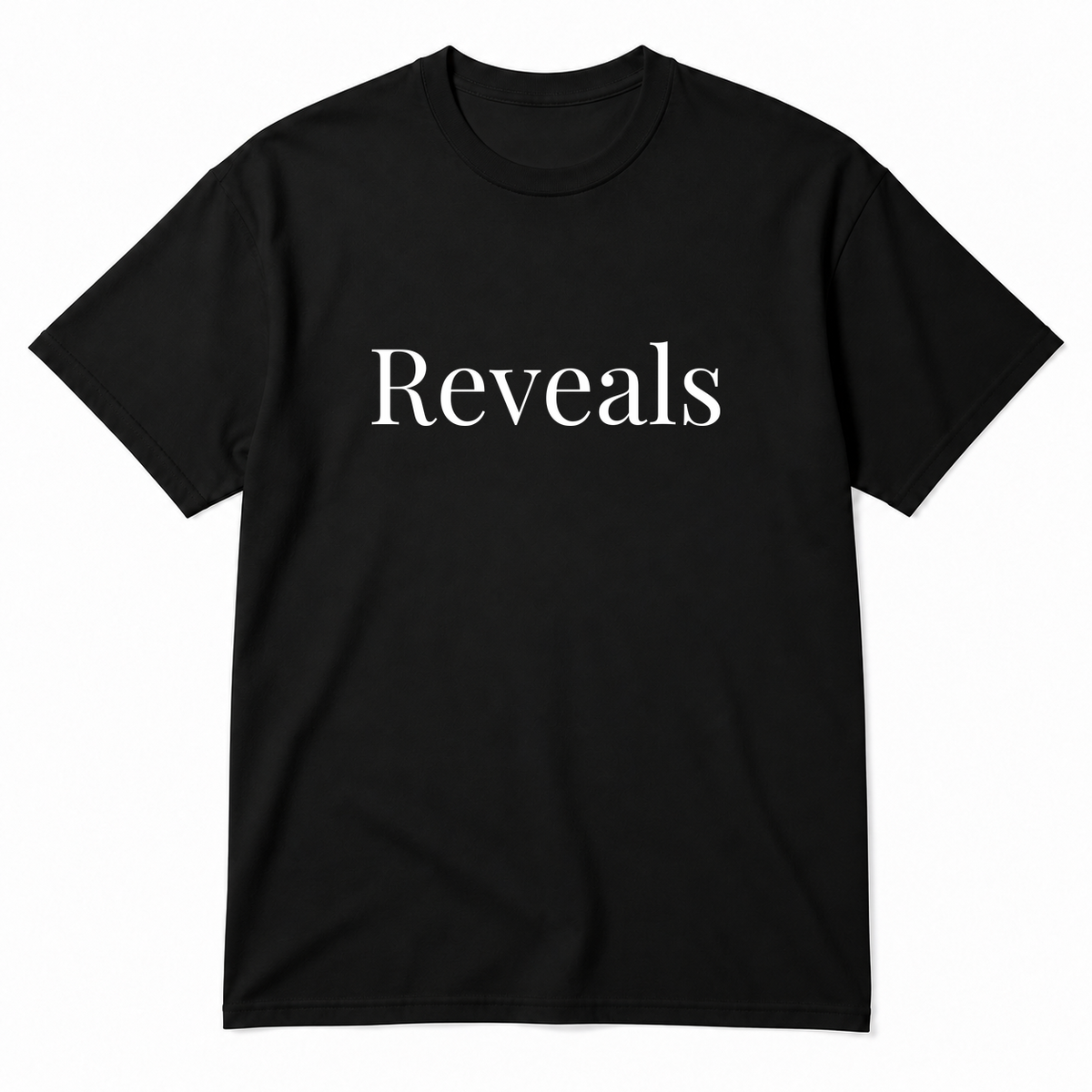 Reveals T-Shirt in black