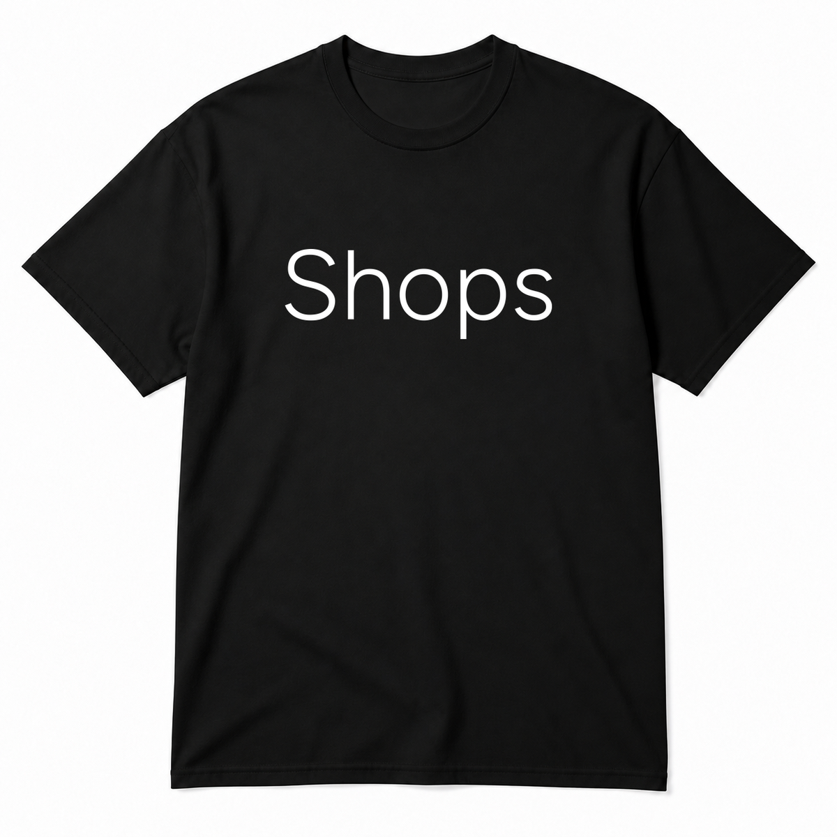 Shops T-Shirt in black