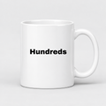 Hundreds Mug in white