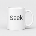 Seek Mug in white