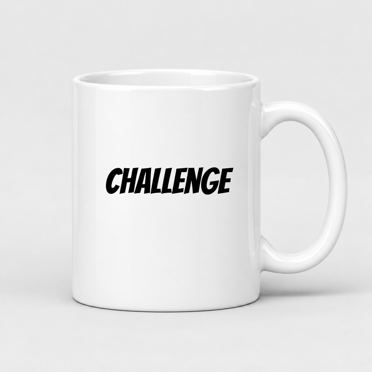 Challenge Mug in white