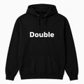 Double Hoodie in black