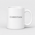 Christian Mug in white