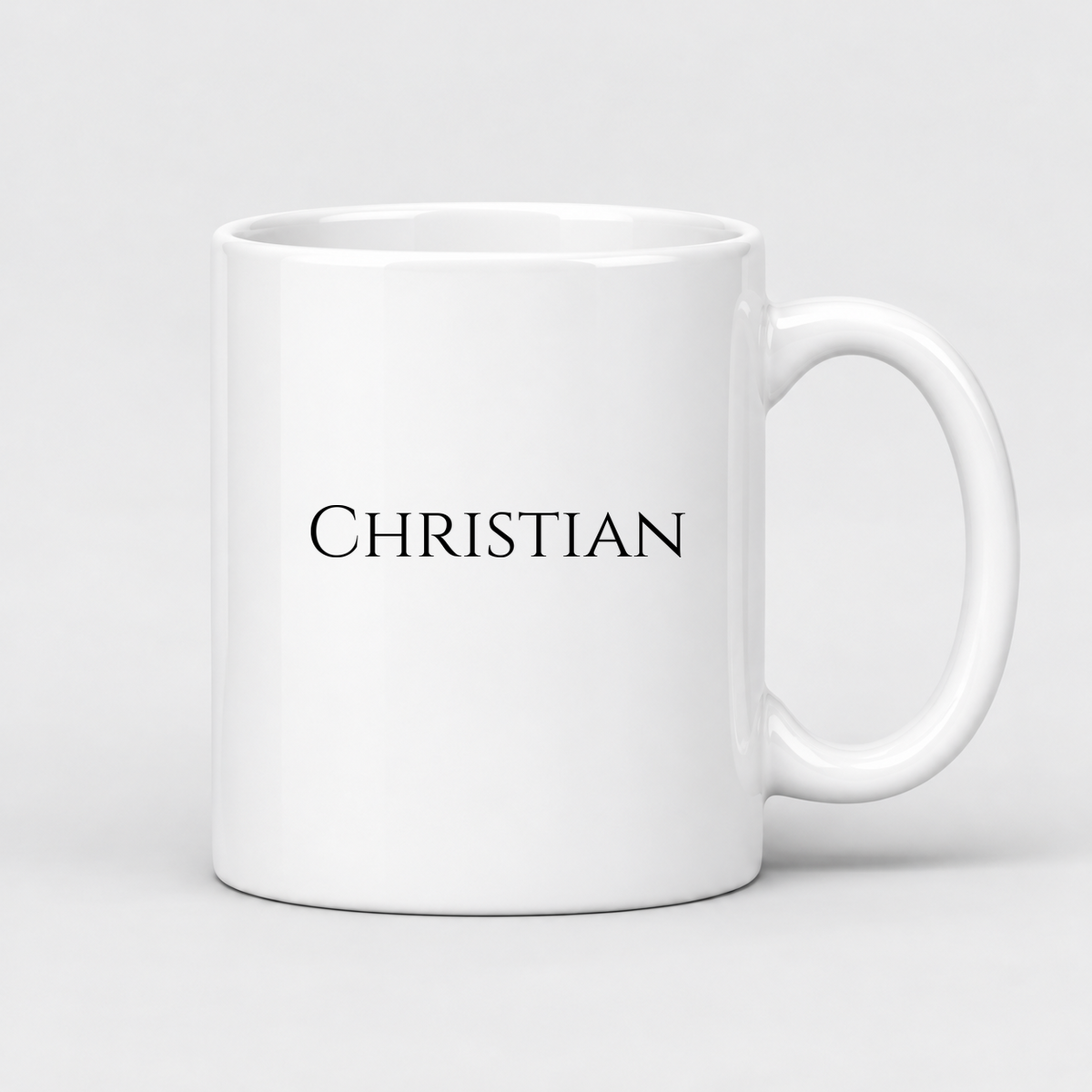 Christian Mug in white